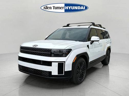 Serenity White 2026 Hyundai SANTA FE HEV Calligraphy