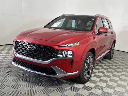 Calypso Red 2022 Hyundai SANTA FE Calligraphy