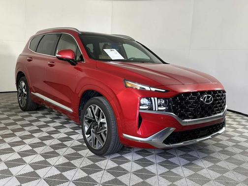 Calypso Red 2022 Hyundai SANTA FE Calligraphy