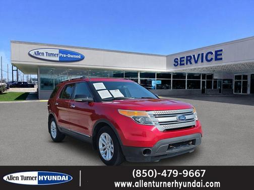 Red 2012 Ford Explorer XLT