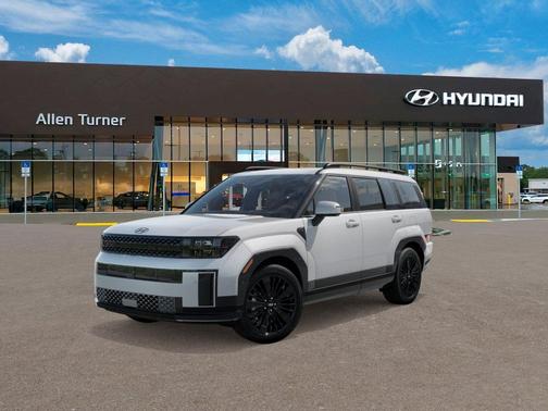 Serenity White 2026 Hyundai SANTA FE HEV Calligraphy