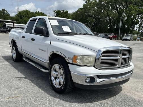 Bright White Clearcoat/Bright Silver Met Clearcoat 2005 Dodge Ram 1500 SLT Quad Cab
