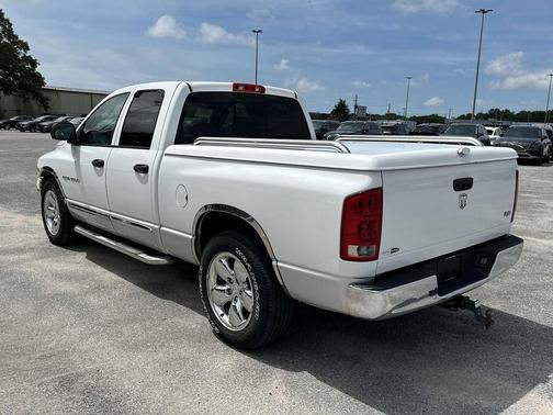 Bright White Clearcoat/Bright Silver Met Clearcoat 2005 Dodge Ram 1500 SLT Quad Cab