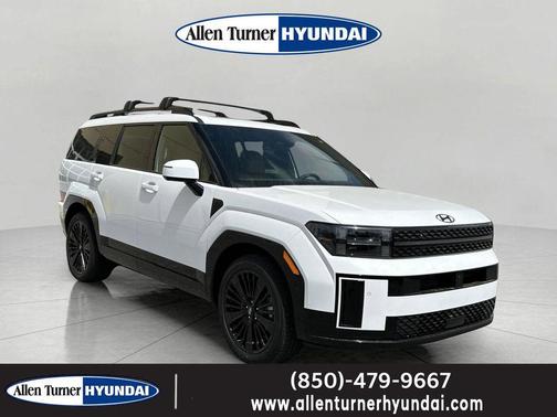 Serenity White 2026 Hyundai SANTA FE HEV Calligraphy