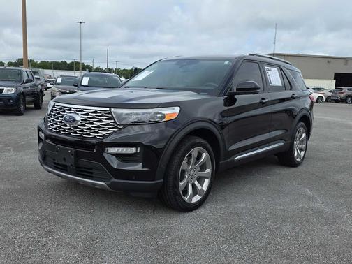 Agate Black Metallic 2020 Ford Explorer Platinum