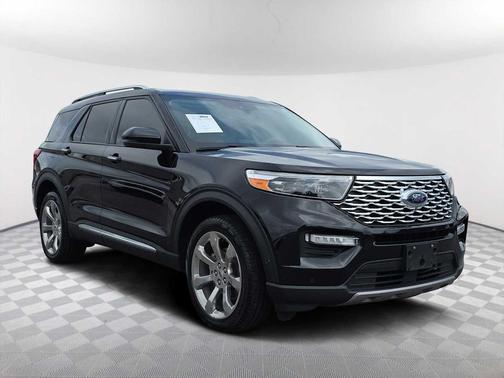 Agate Black Metallic 2020 Ford Explorer Platinum