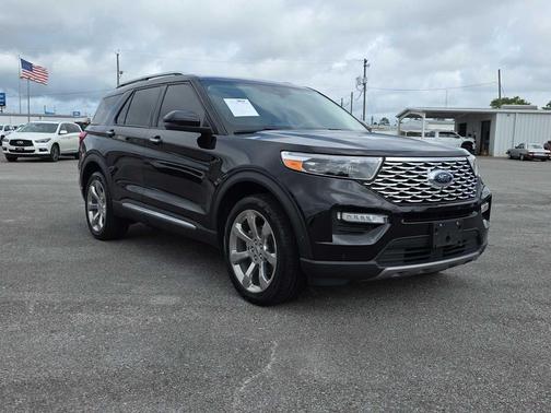 Agate Black Metallic 2020 Ford Explorer Platinum