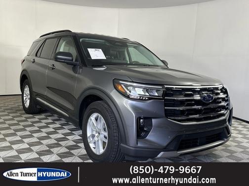 Carbonized Gray Metallic 2025 Ford Explorer Active