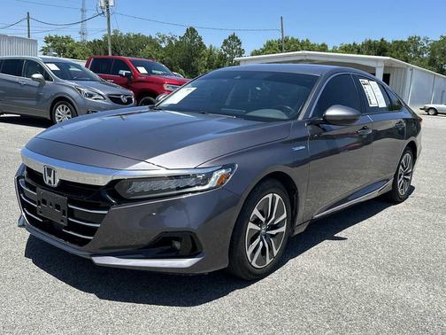 Modern Steel Metallic 2021 Honda Accord Hybrid EX-L