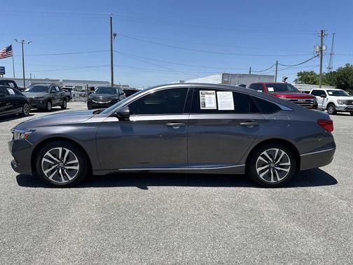 Modern Steel Metallic 2021 Honda Accord Hybrid EX-L