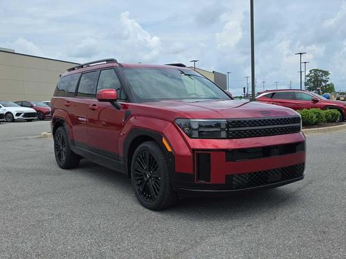 Ultimate Red 2026 Hyundai SANTA FE HEV Calligraphy