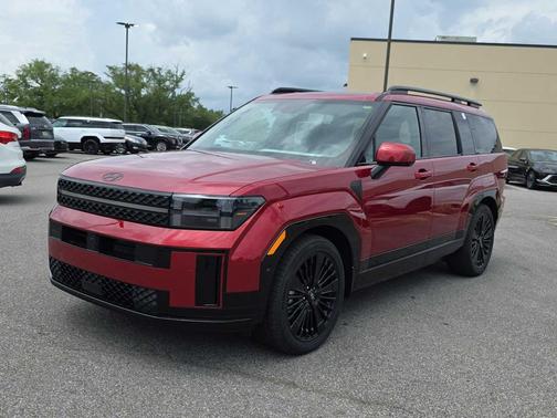 Ultimate Red 2026 Hyundai SANTA FE HEV Calligraphy