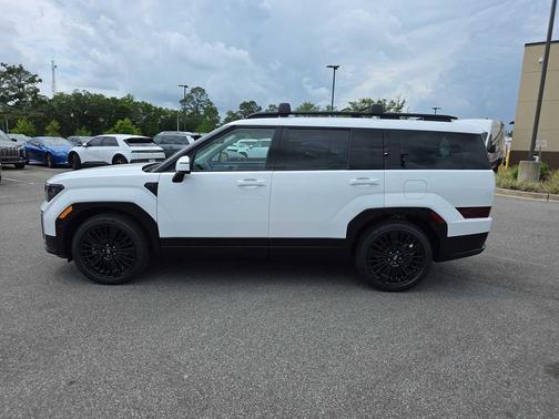 Serenity White 2026 Hyundai SANTA FE HEV Calligraphy