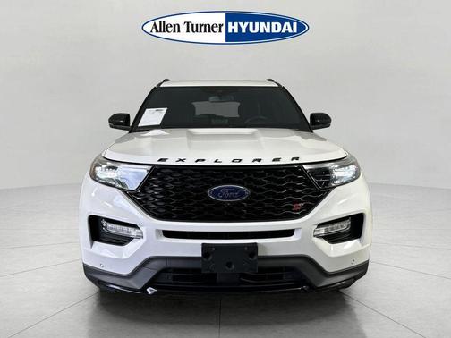 Star White Metallic Tri-Coat 2021 Ford Explorer ST