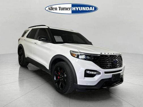 Star White Metallic Tri-Coat 2021 Ford Explorer ST