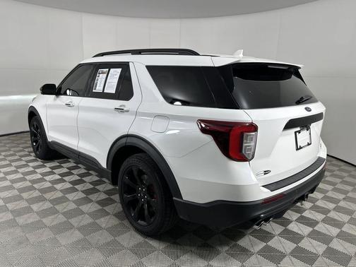 Star White Metallic Tri-Coat 2021 Ford Explorer ST