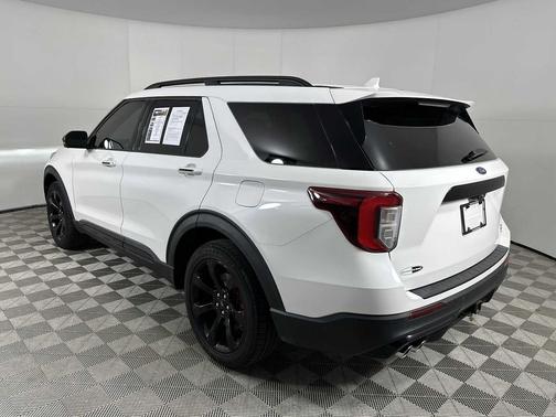 Star White Metallic Tri-Coat 2021 Ford Explorer ST