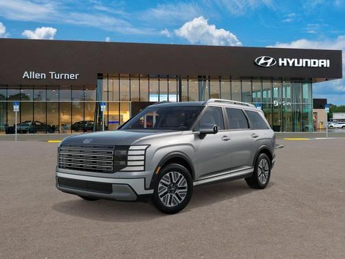 Typhoon Silver Metallic 2026 Hyundai Palisade Hybrid Blue SEL Premium 8P