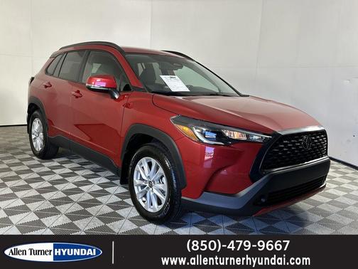 Barcelona Red Metallic 2024 Toyota Corolla Cross LE