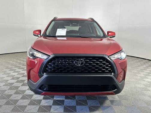 Barcelona Red Metallic 2024 Toyota Corolla Cross LE
