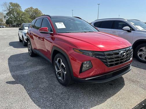 Calypso Red 2023 Hyundai TUCSON Limited