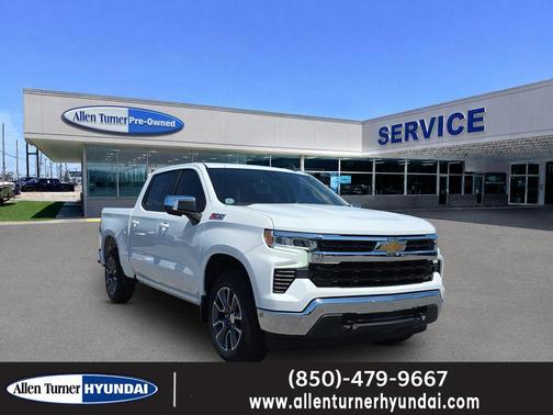 Summit White 2022 Chevrolet Silverado 1500 LT