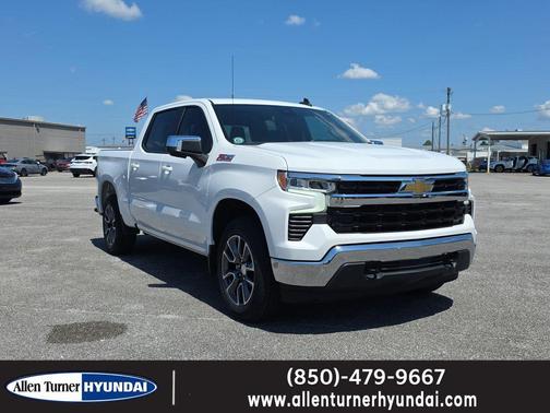 Summit White 2022 Chevrolet Silverado 1500 LT
