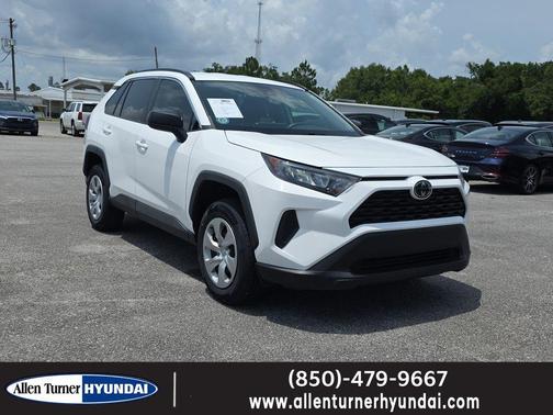 Super White 2021 Toyota RAV4 LE