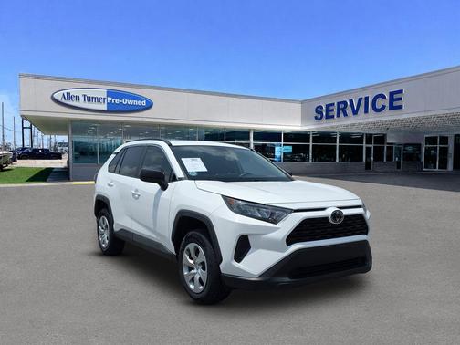 Super White 2021 Toyota RAV4 LE