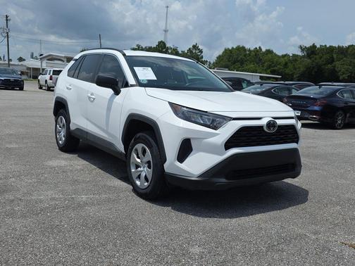 Super White 2021 Toyota RAV4 LE