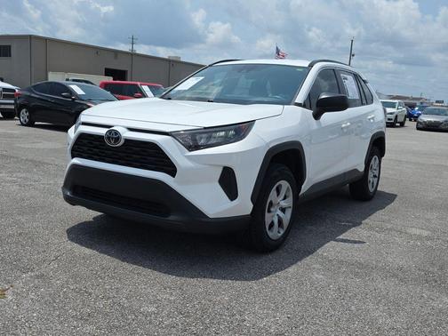 Super White 2021 Toyota RAV4 LE