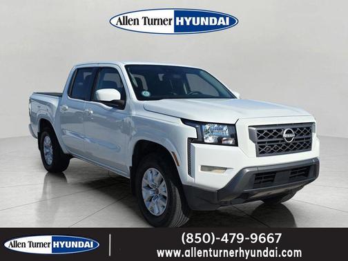 Glacier White 2023 Nissan Frontier SV