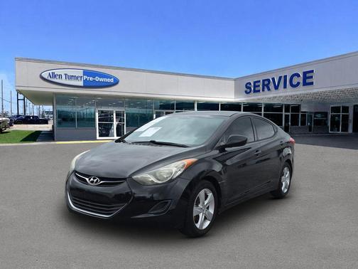 Midnight Black 2013 Hyundai ELANTRA GLS