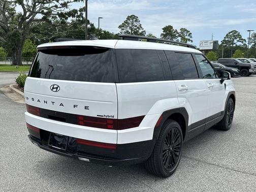 Serenity White 2026 Hyundai SANTA FE HEV Calligraphy