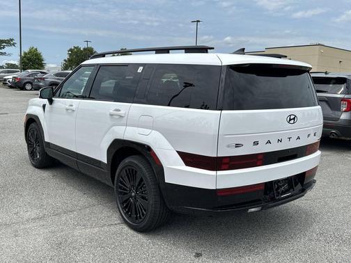 Serenity White 2026 Hyundai SANTA FE HEV Calligraphy