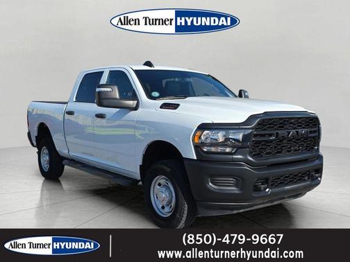 Bright White Clearcoat 2024 RAM 2500 Tradesman Crew Cab 4x4 6'4' Box