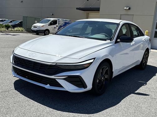 Serenity White 2026 Hyundai ELANTRA Sport