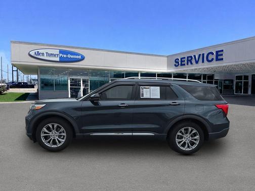 Stone Blue Metallic 2022 Ford Explorer Limited