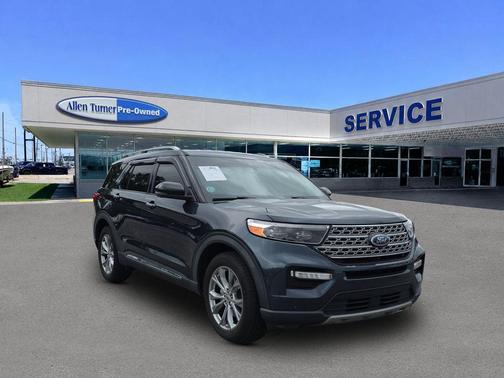 Stone Blue Metallic 2022 Ford Explorer Limited