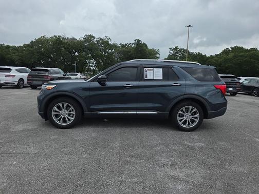 Stone Blue Metallic 2022 Ford Explorer Limited