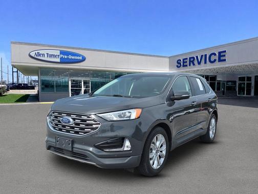 Lithium Gray 2021 Ford Edge Titanium