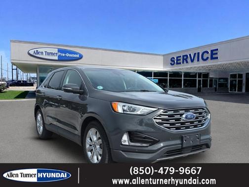Lithium Gray 2021 Ford Edge Titanium