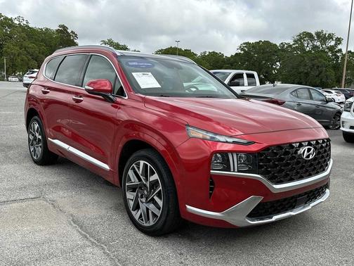 Calypso Red 2022 Hyundai SANTA FE Calligraphy