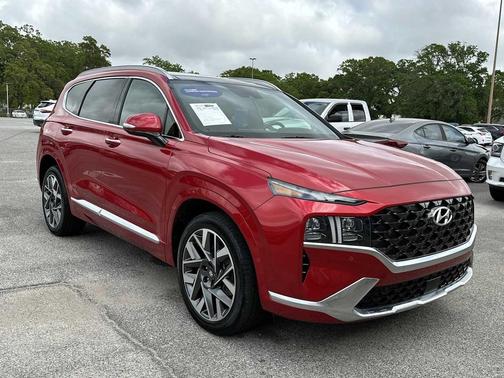 Calypso Red 2022 Hyundai SANTA FE Calligraphy