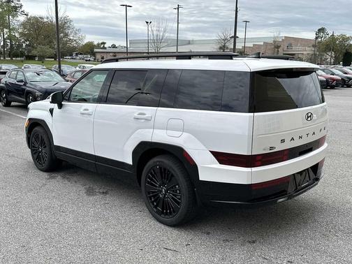 Serenity White 2026 Hyundai SANTA FE HEV Calligraphy