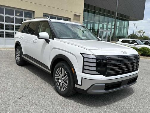 Creamy White Pearl 2026 Hyundai Palisade Hybrid SEL Premium 7P