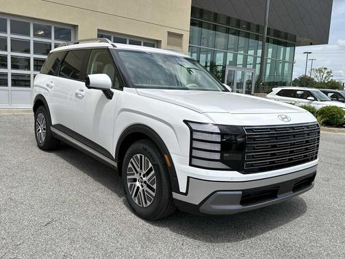 Creamy White Pearl 2026 Hyundai Palisade Hybrid SEL Premium 7P