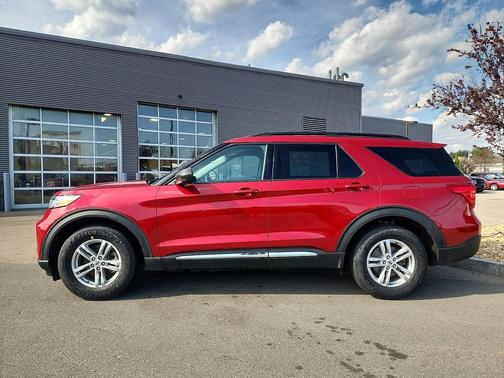 Red Metallic 2021 Ford Explorer XLT
