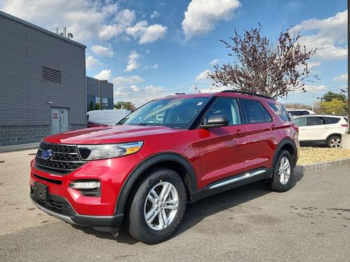 Red Metallic 2021 Ford Explorer XLT