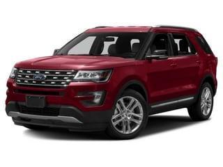 White Platinum Clearcoat Metallic 2017 Ford Explorer XLT